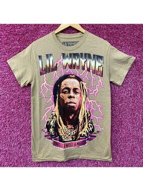 Reason Lil Wayne A Milli Lightning Brown T-Shirt Small